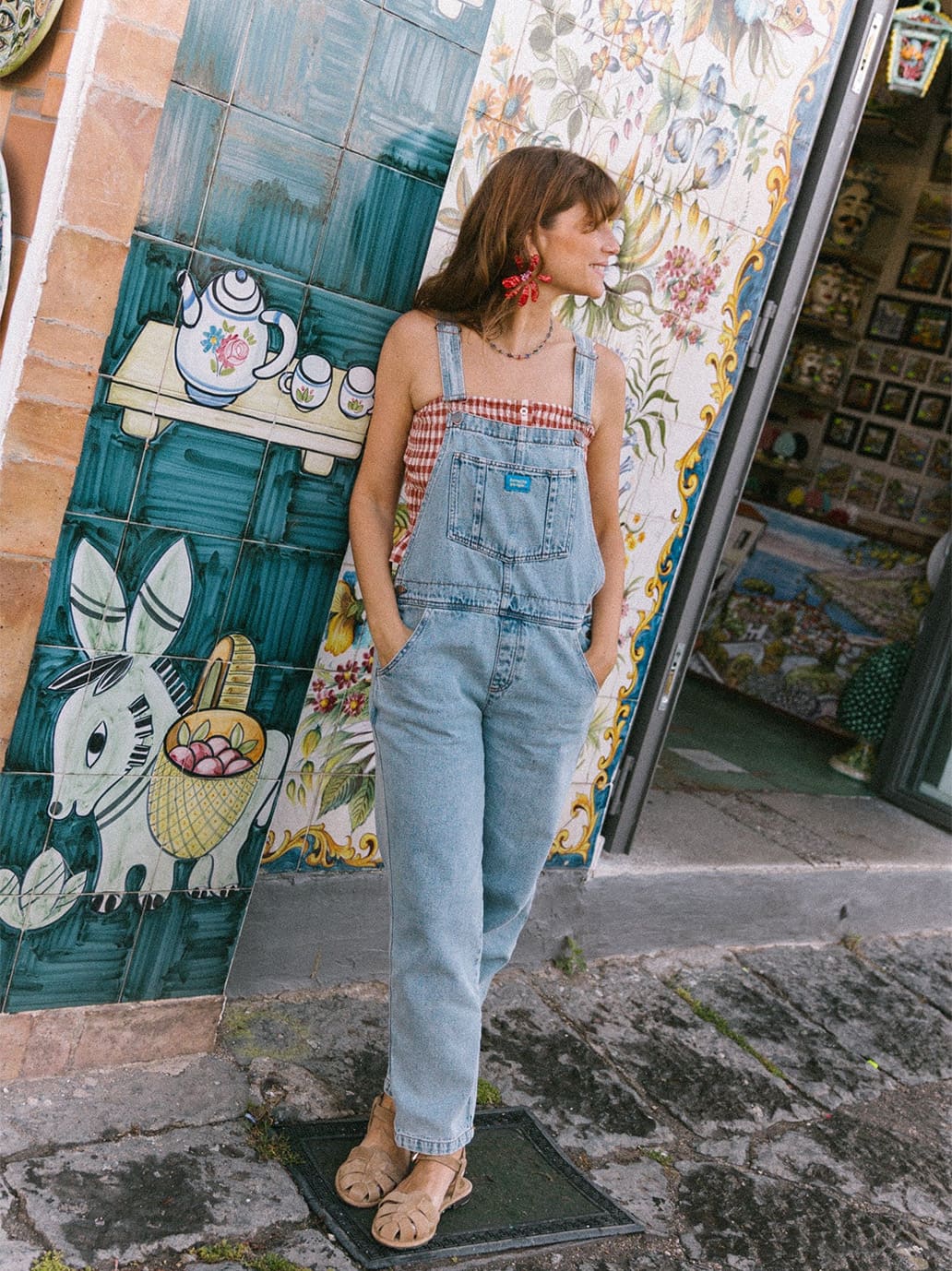 Dámské montérky DENIM