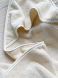 Hooded Towel With Edge WHITE