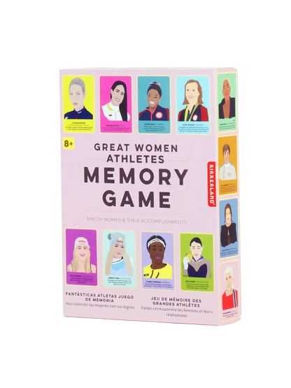 Gra memory Great Women Athletes Kikkerland BEBE Concept 