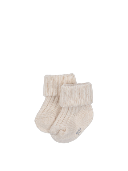 Lana heavy knitted socks OFF WHITE MELANGE