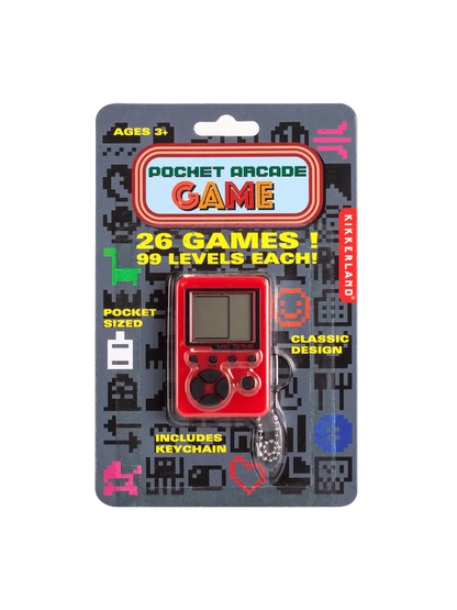 Gra kieszonkowa retro Pocket Arcade Game Kikkerland BEBE Concept 