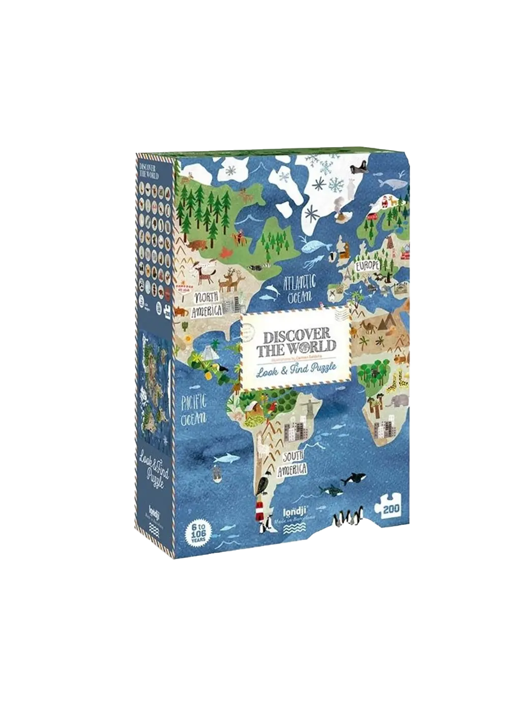 puzzle 200 elementów Odkryj Świat Londji BEBE Concept 