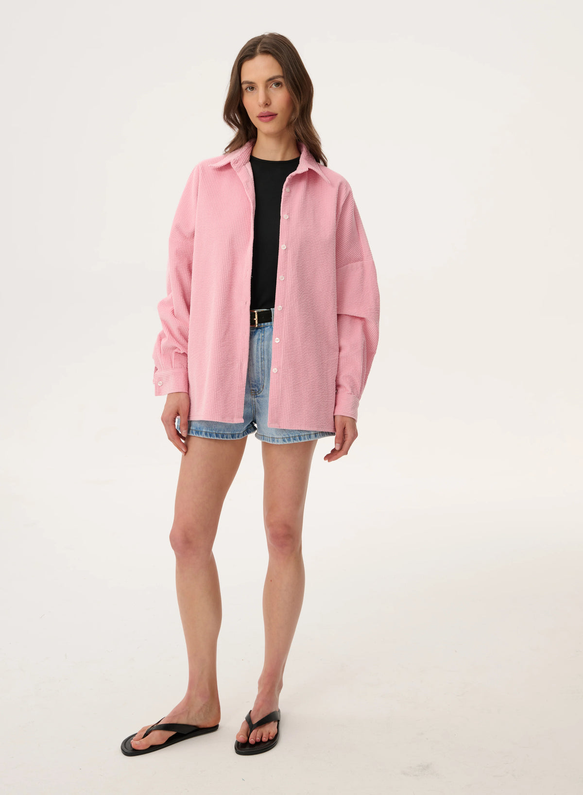 Merylina manšestrová košile PINK