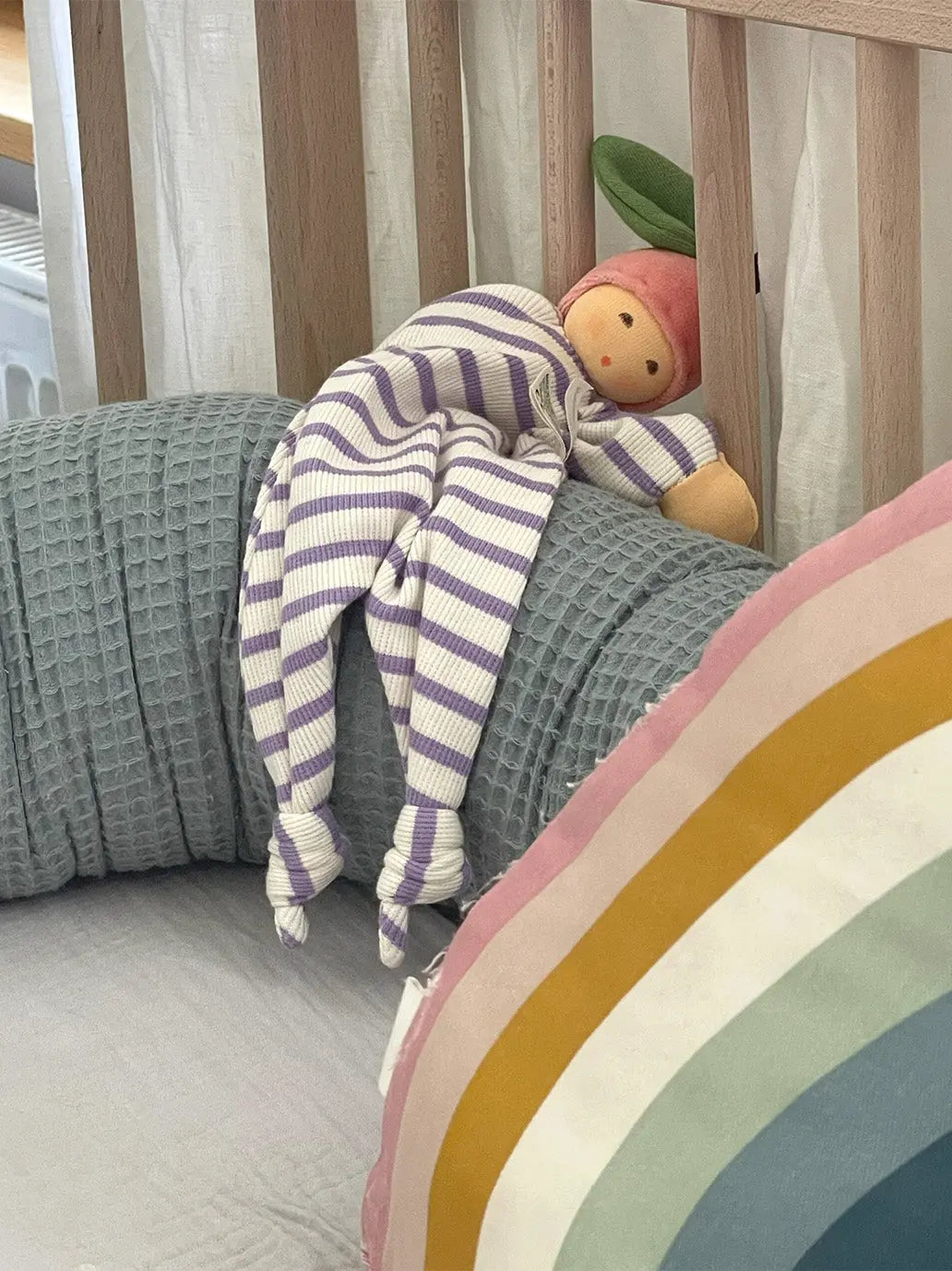 Pierwsza przytulanka Apricot Cuddle Cloth Nanchen Natur BEBE Concept 