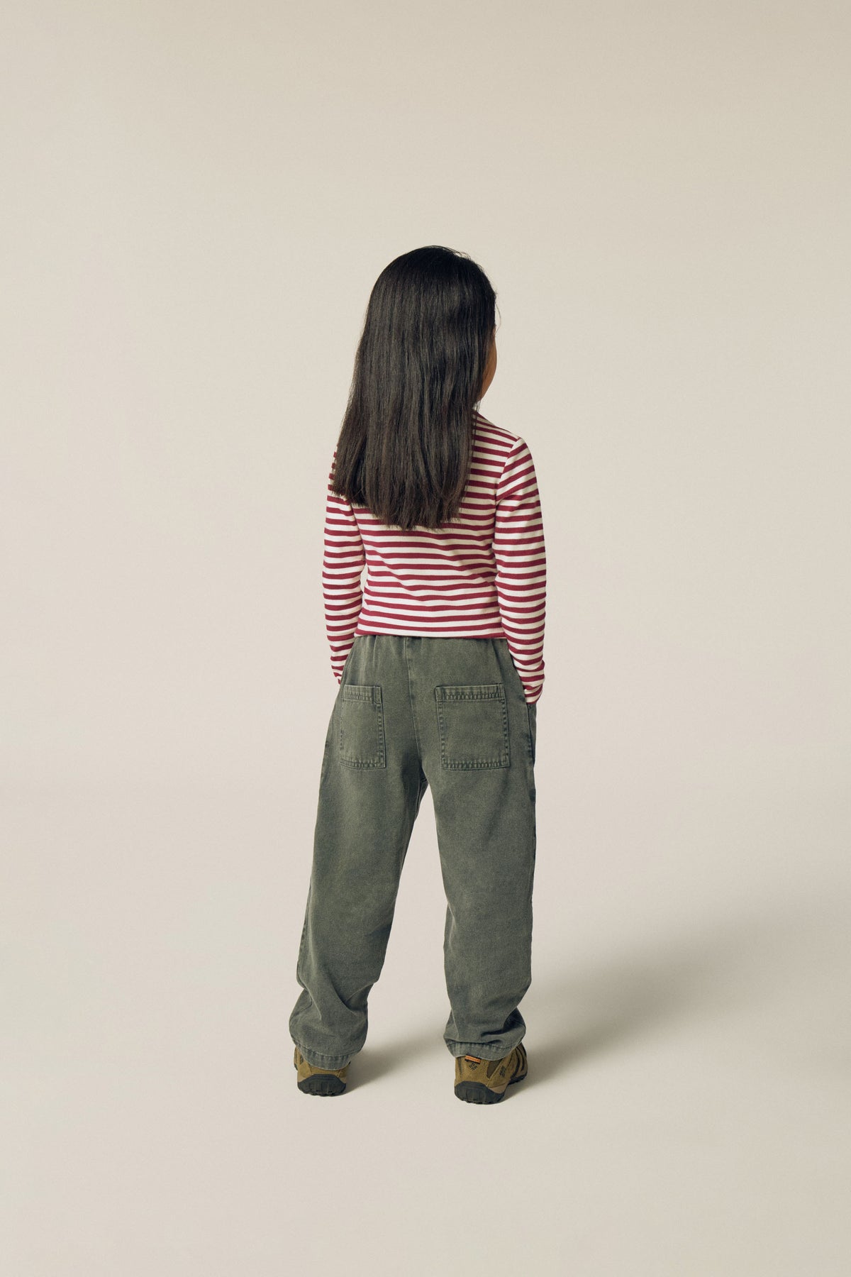 Burgundy Stripes Turtle Neck Tshirt BURGUNDY