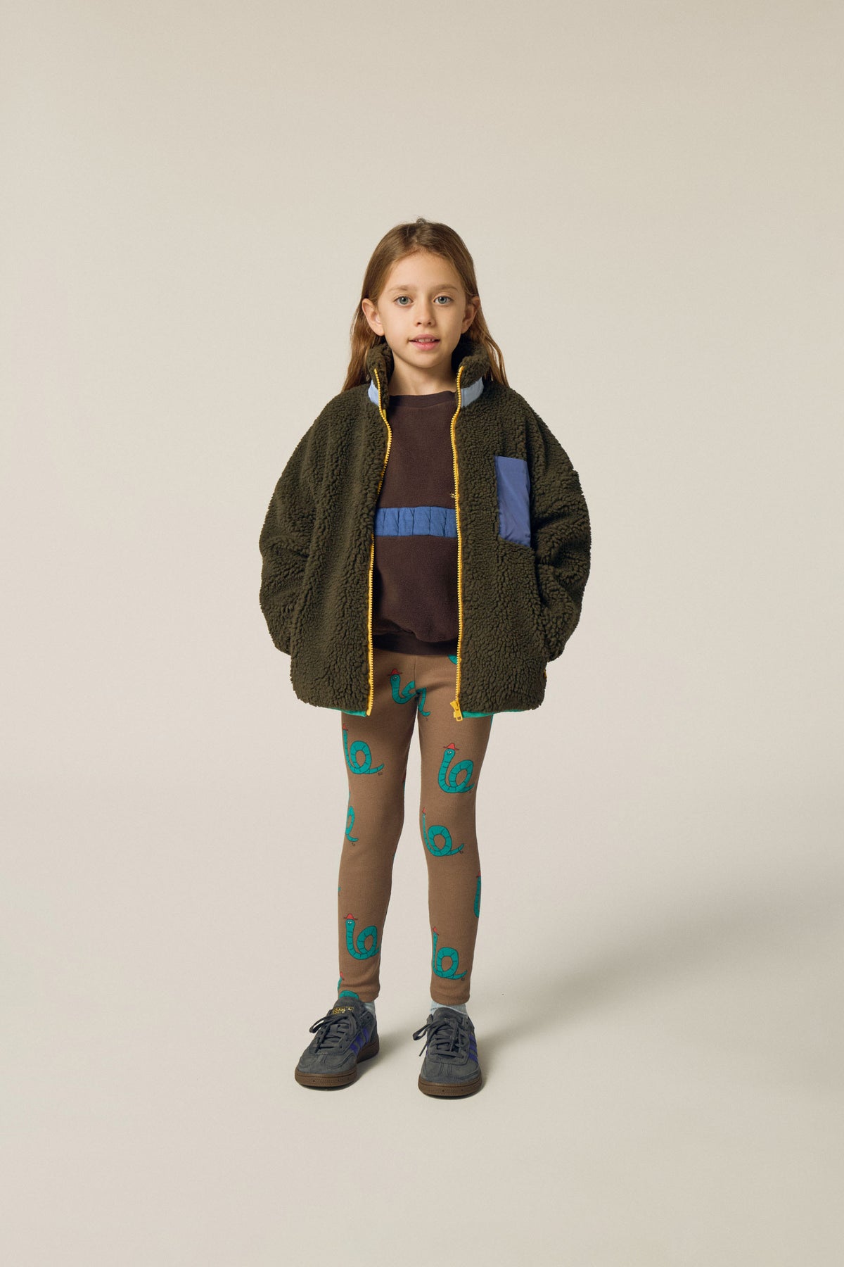 Snakes Brown Leggings BROWN