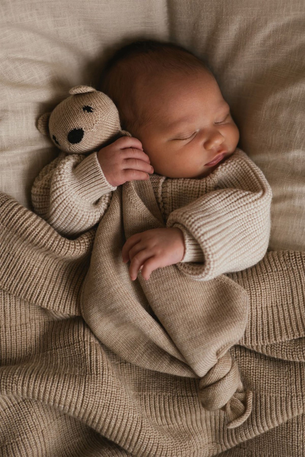Peluche in lana merino l'orso di Tokki