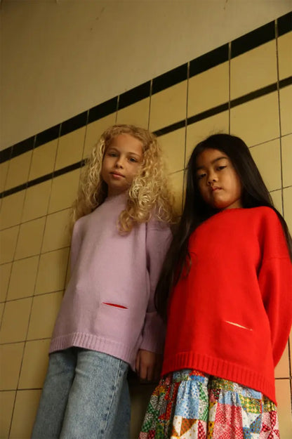 Kasper Merino-Wollpullover für Kinder PETAL