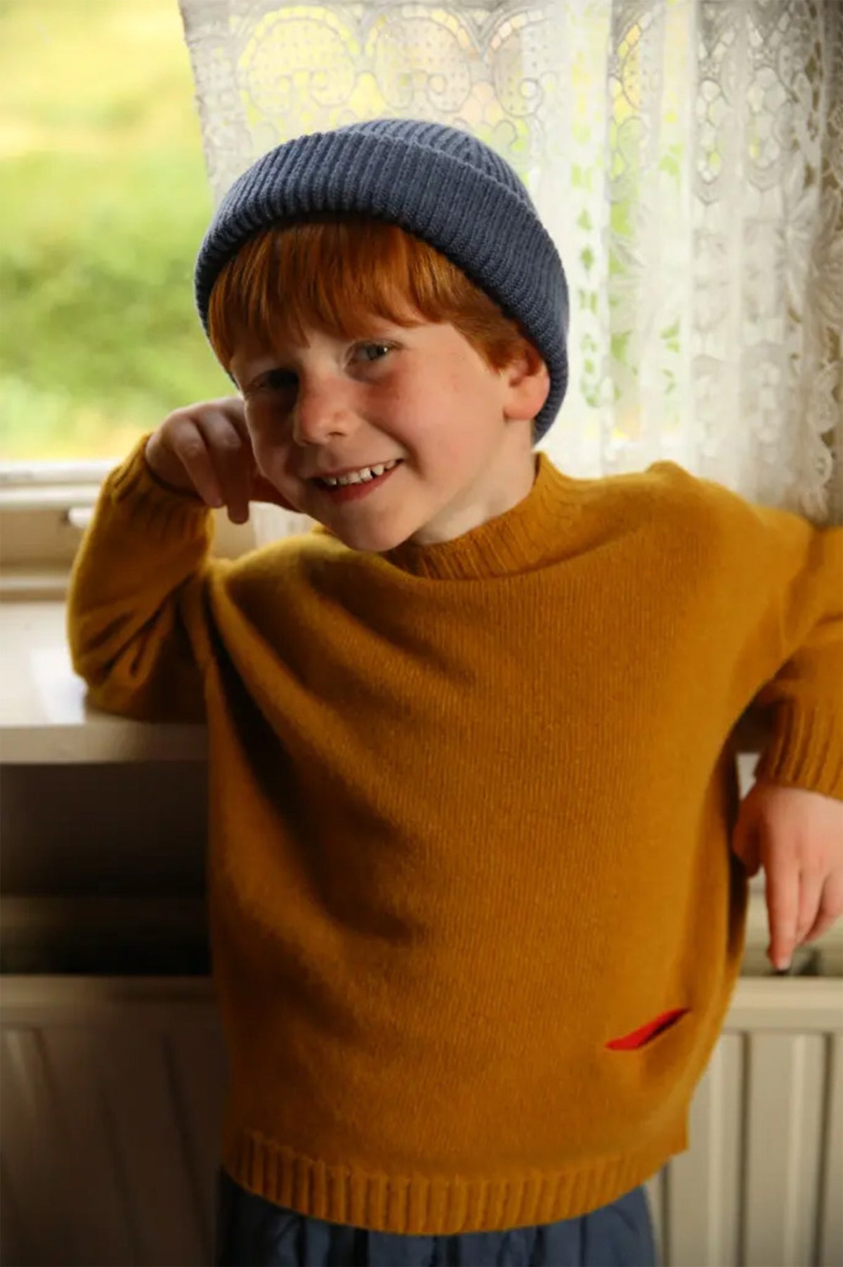 Pull enfant en laine mérinos Kasper CURRY