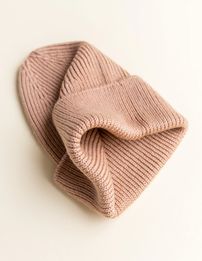 Merino Fonzie Beanie das ganze Jahr über ROSE