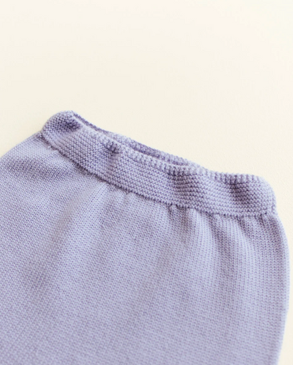 Spodenki niemowlęce z wełny merino Guido LILAC