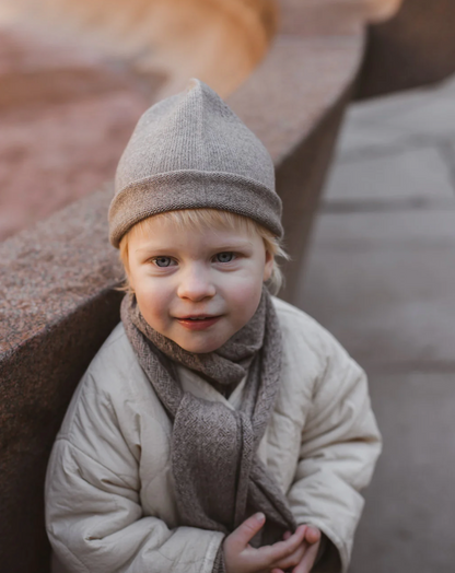 tenká, celoroční čepice z merino vlny Efa Beanie OTTER