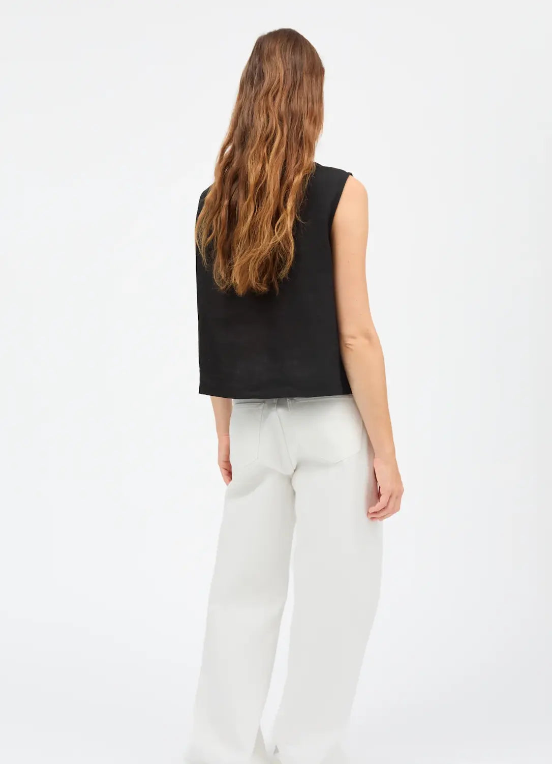 Vetiver Linen Top SKALL STUDIO BEBE Concept 