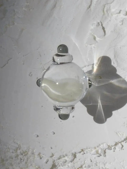 Atomic Sugar Glass Ring Vivian Alarcon BEBE Concept 