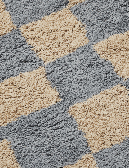 Mara washable rug Mist Blue/Warm Sand