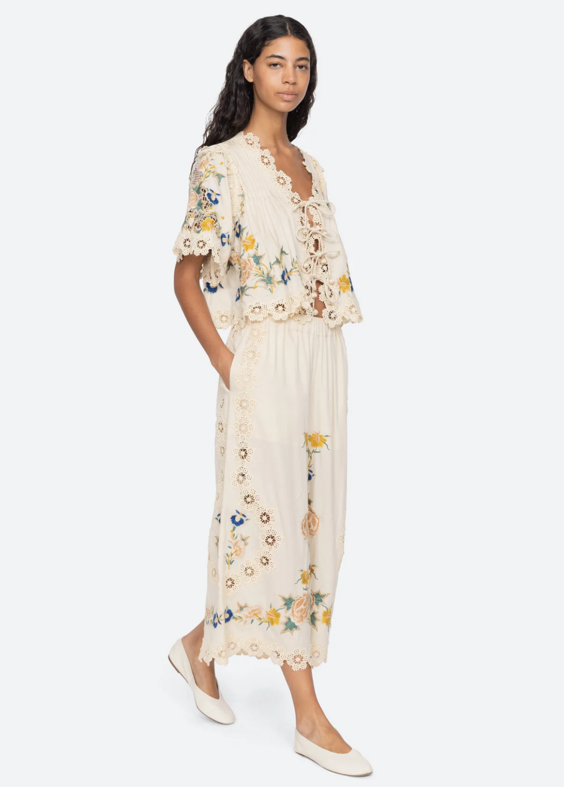 Adonna Emb Pants