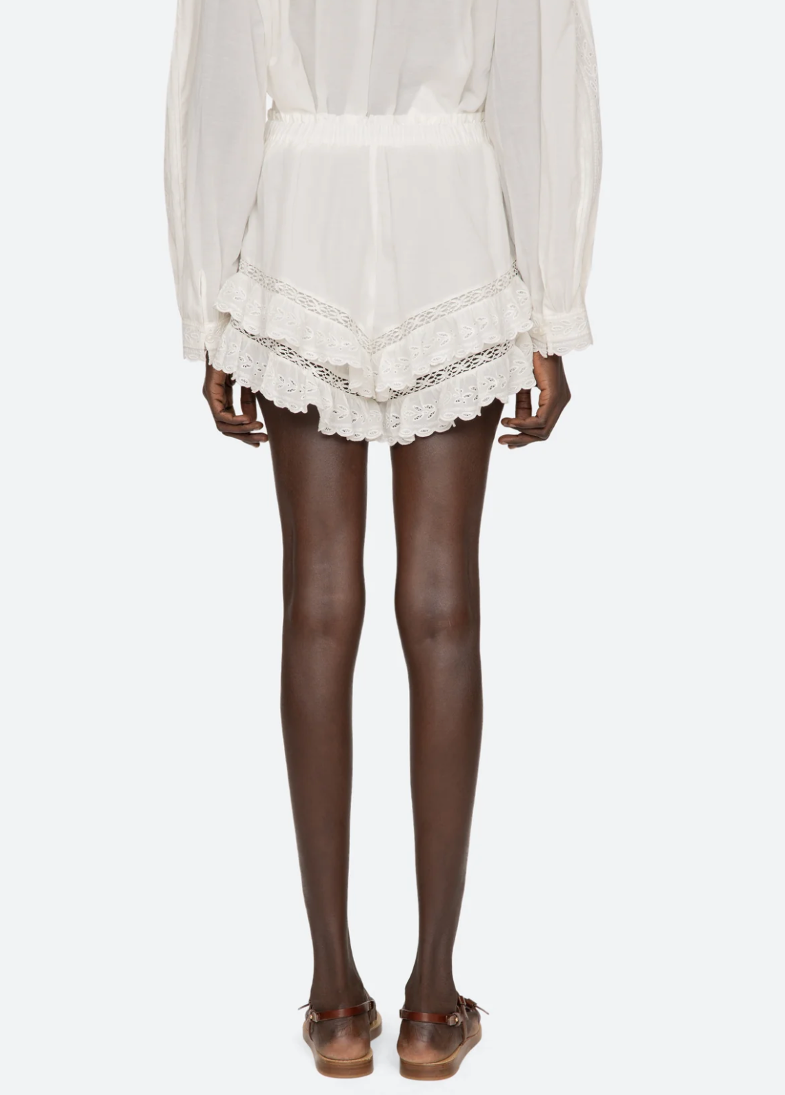 Pantalones cortos Eliza Solid WHITE