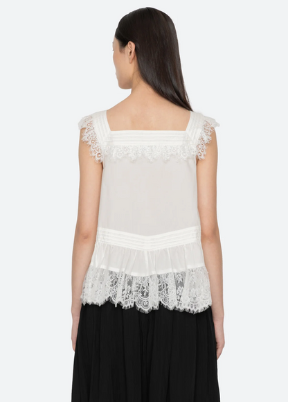 Hilda Solid Top WHITE