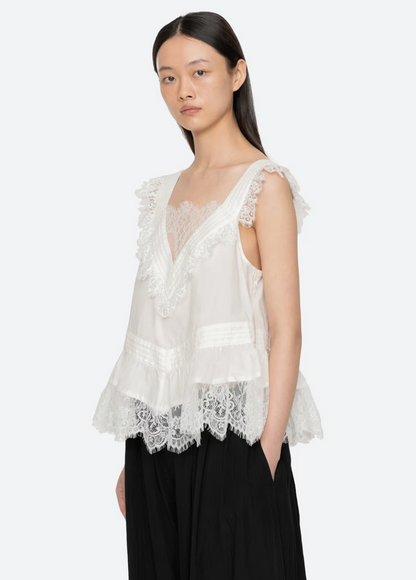 Hilda Solid Top WHITE