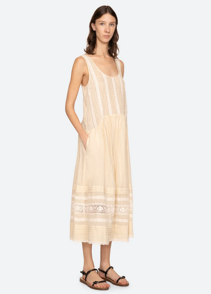 Pippa Midikleid CREAM