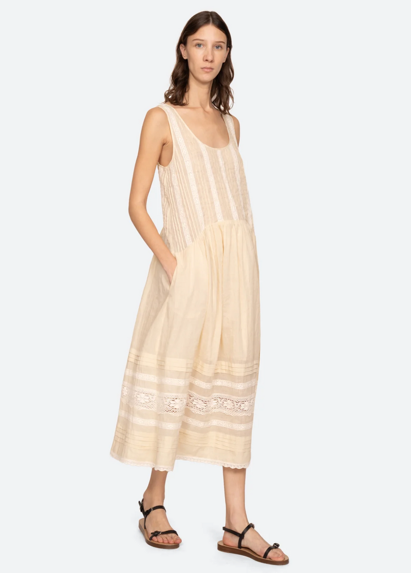 Pippa Solid Midi Dress