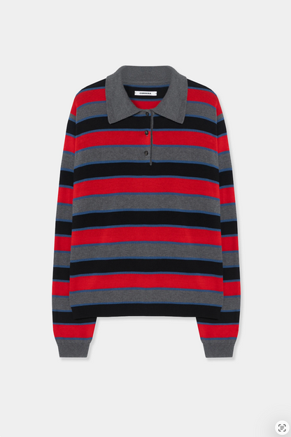 Organic Cotton Long-Sleeve Polo