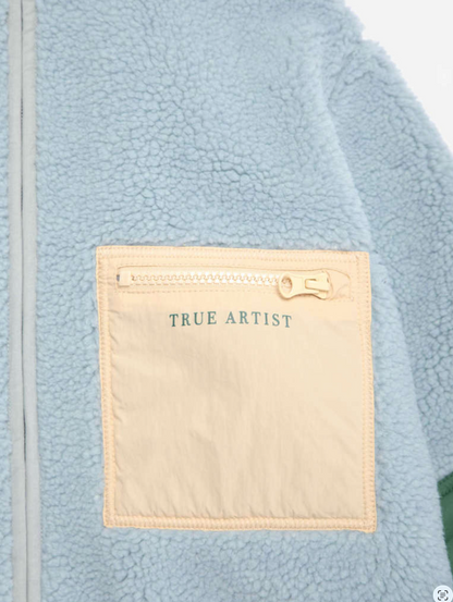 Veste réversible n°3 Gris ciel