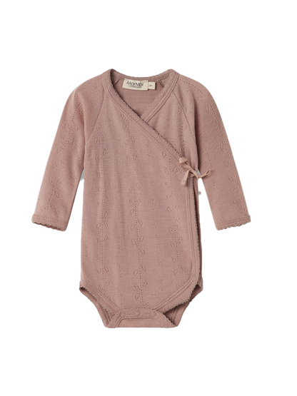 Body kopertowe z wełny merino Belita Pointelle MarMar Copenhagen BEBE Concept 