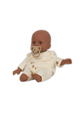Lalka z miękkim brzuszkiem, ubrankiem i smoczkiem Konges Slojd BEBE Concept 