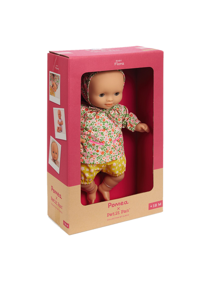 Lalka z ruchomymi powiekami Baby Pomea Djeco BEBE Concept 