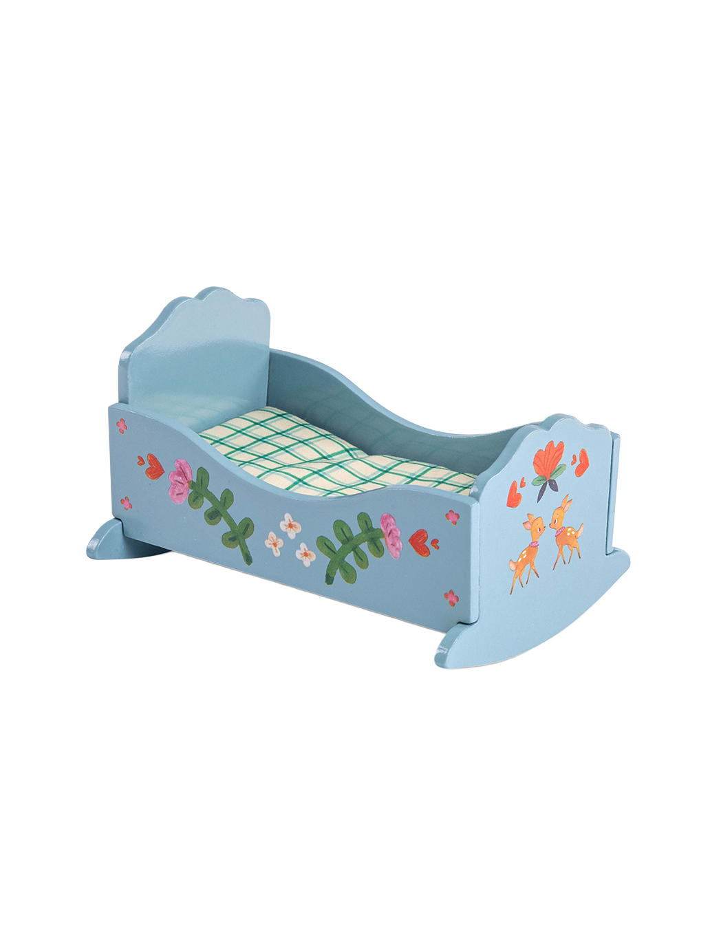 Drewniane mini łóżeczko Les Minouchkas Moulin Roty BEBE Concept 