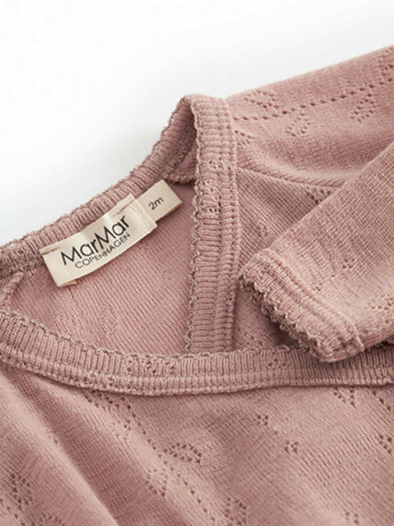 Body kopertowe z wełny merino Belita Pointelle MarMar Copenhagen BEBE Concept 