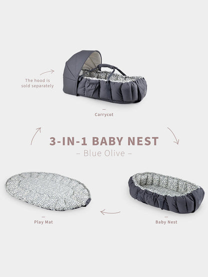 Gniazdko niemowlęce Sebra 3-in-1 Baby Nest Sebra BEBE Concept 