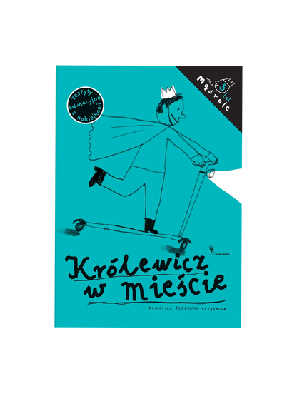 Mądrale zeszyt edukacyjny z naklejkami 5-latki. Królewicz w mieście Wydawnictwo Dwie Siostry BEBE Concept 