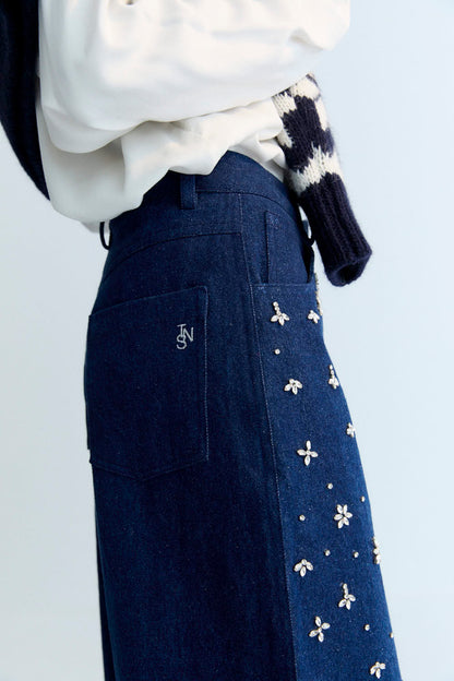 Lia Woman Pant BLUE DENIM