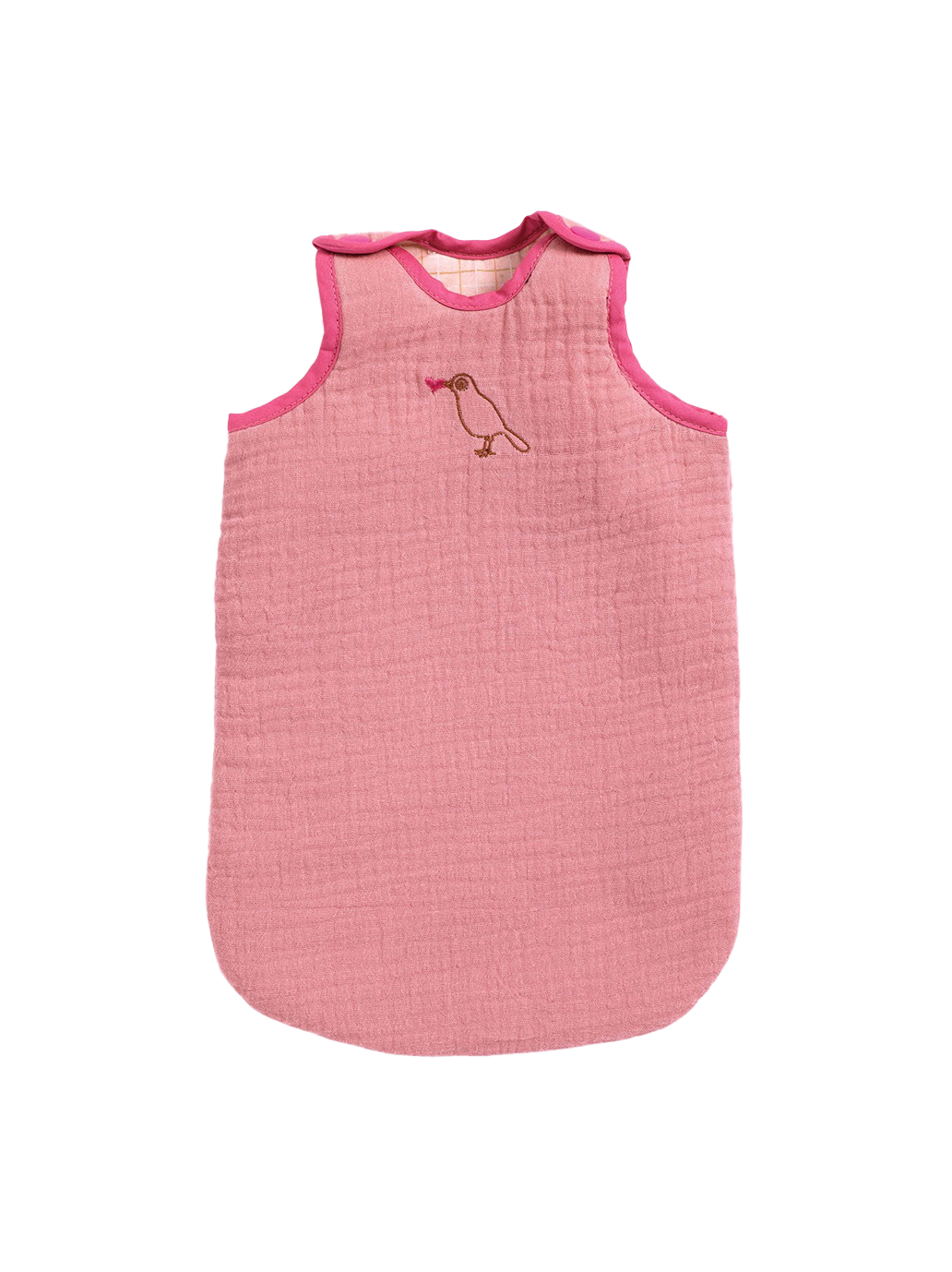 Muślinowy śpiworek do spania dla lalki Pomea Djeco BEBE Concept 
