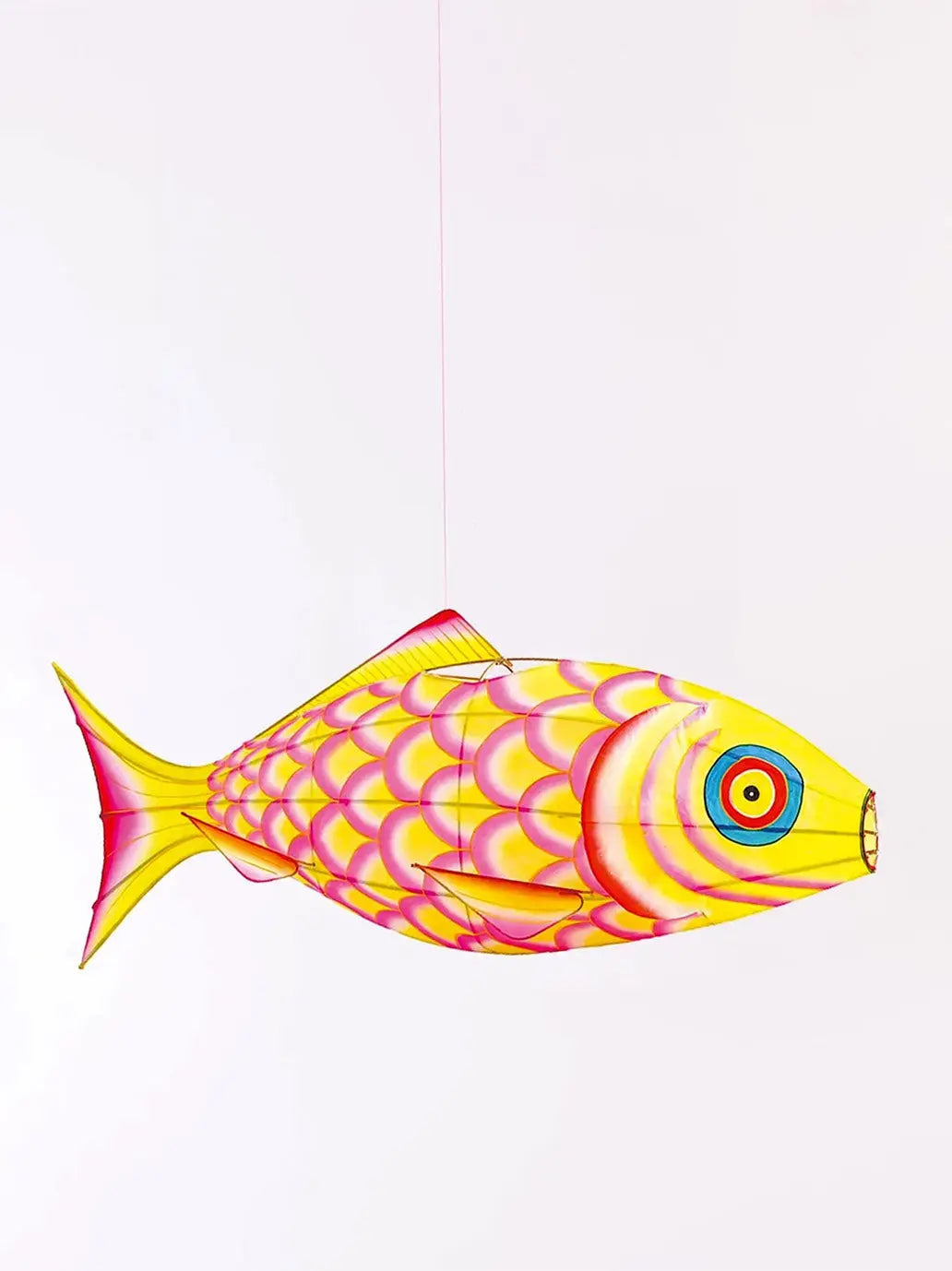 Ręcznie malowany lampion z jedwabiu Small Carp Petit Pan BEBE Concept 