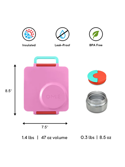 OmieBox lunchbox z termosem i przegródkami OMIE BEBE Concept 