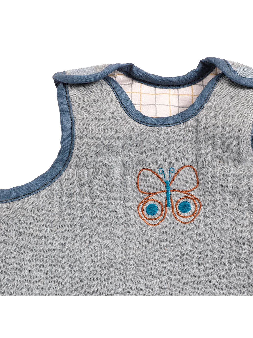 Muślinowy śpiworek do spania dla lalki Pomea Djeco BEBE Concept 