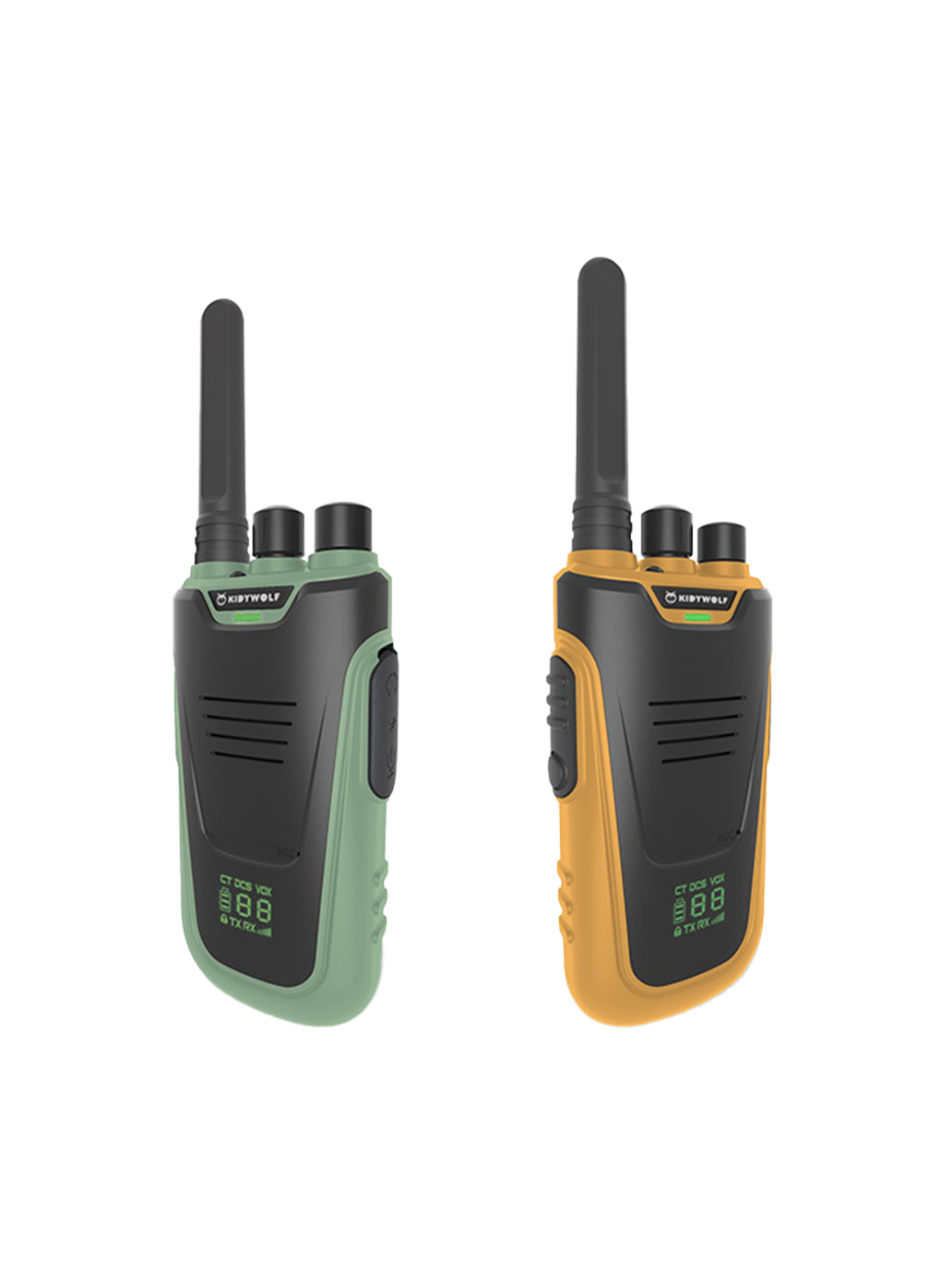 Zestaw krótkofalówek Kidytalk walkie talkie Kidywolf BEBE Concept 