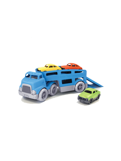 Laweta z autkami z Bio Plastiku Green Toys BEBE Concept 