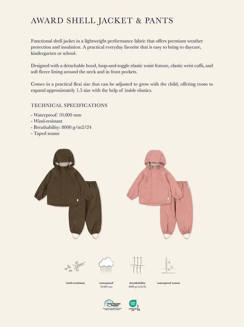 Kurtka Award shell jacket flexi size Konges Slojd BEBE Concept 