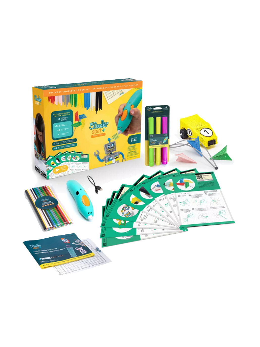 Zestaw 3Doodler Start+ do nauki druku 3D dla dzieci 3Doodler BEBE Concept 