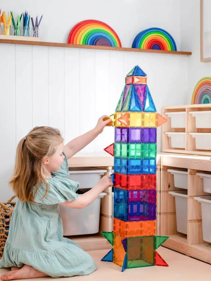 Klocki magnetyczne Rainbow Creative Pack Connetix BEBE Concept 