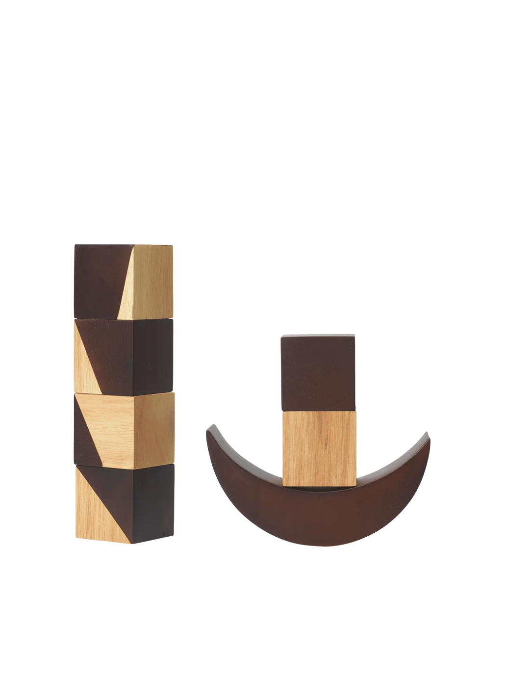 Drewniana układanka Phase Wooden Blocks Ferm Living BEBE Concept 
