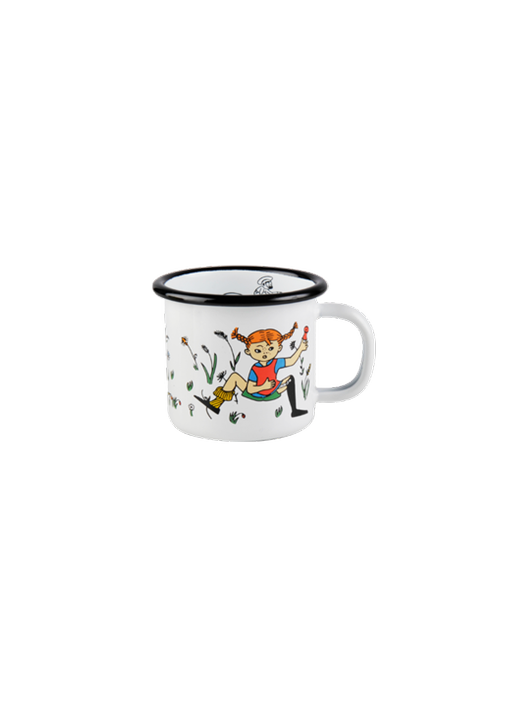Emaliowany kubek retro Pippi 1.5 dl Muurla BEBE Concept 