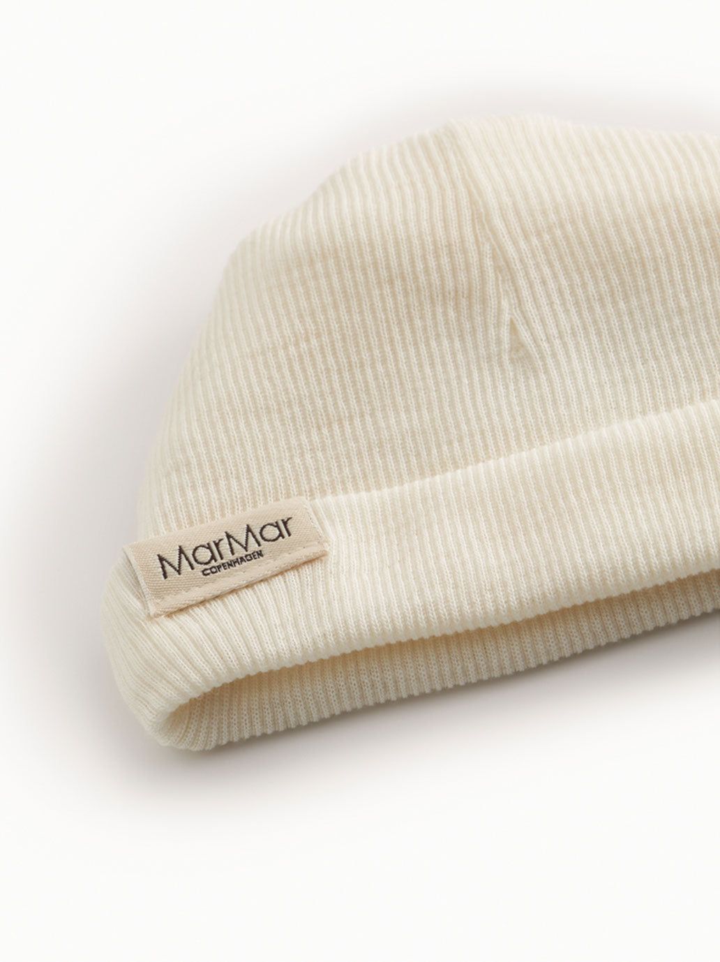 Czapeczka niemowlęca z merino Aiko Rib MarMar Copenhagen BEBE Concept 