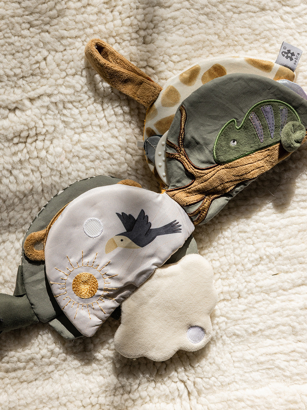 Sensoryczna książeczka Turbo Turtle Sebra BEBE Concept 