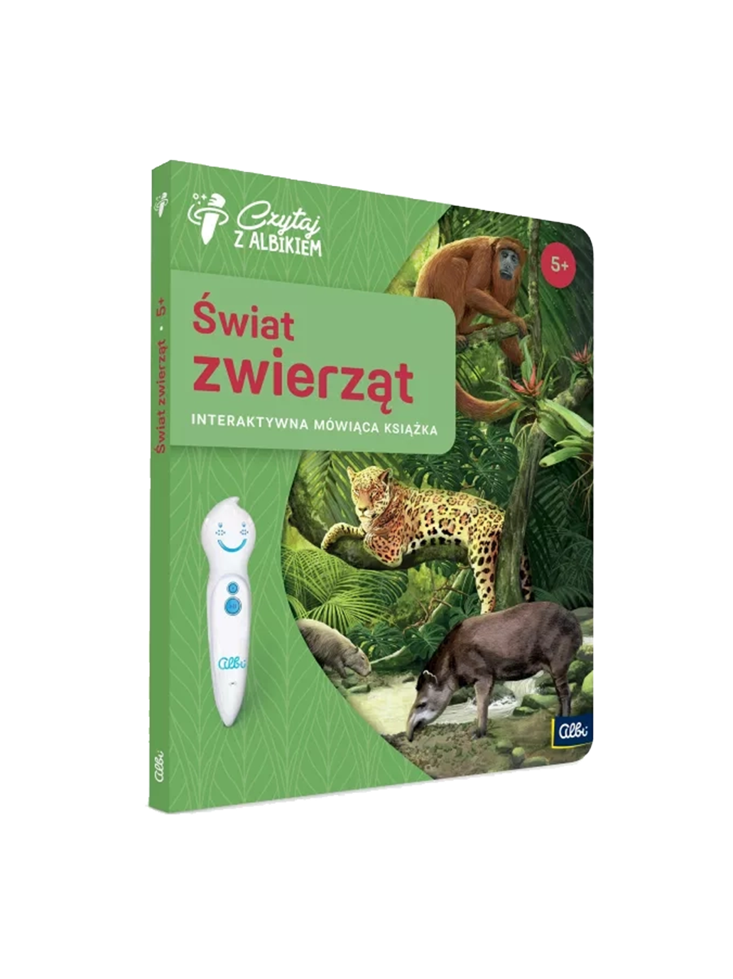 Świat zwierząt. Zestaw książka z piórem Albi BEBE Concept 