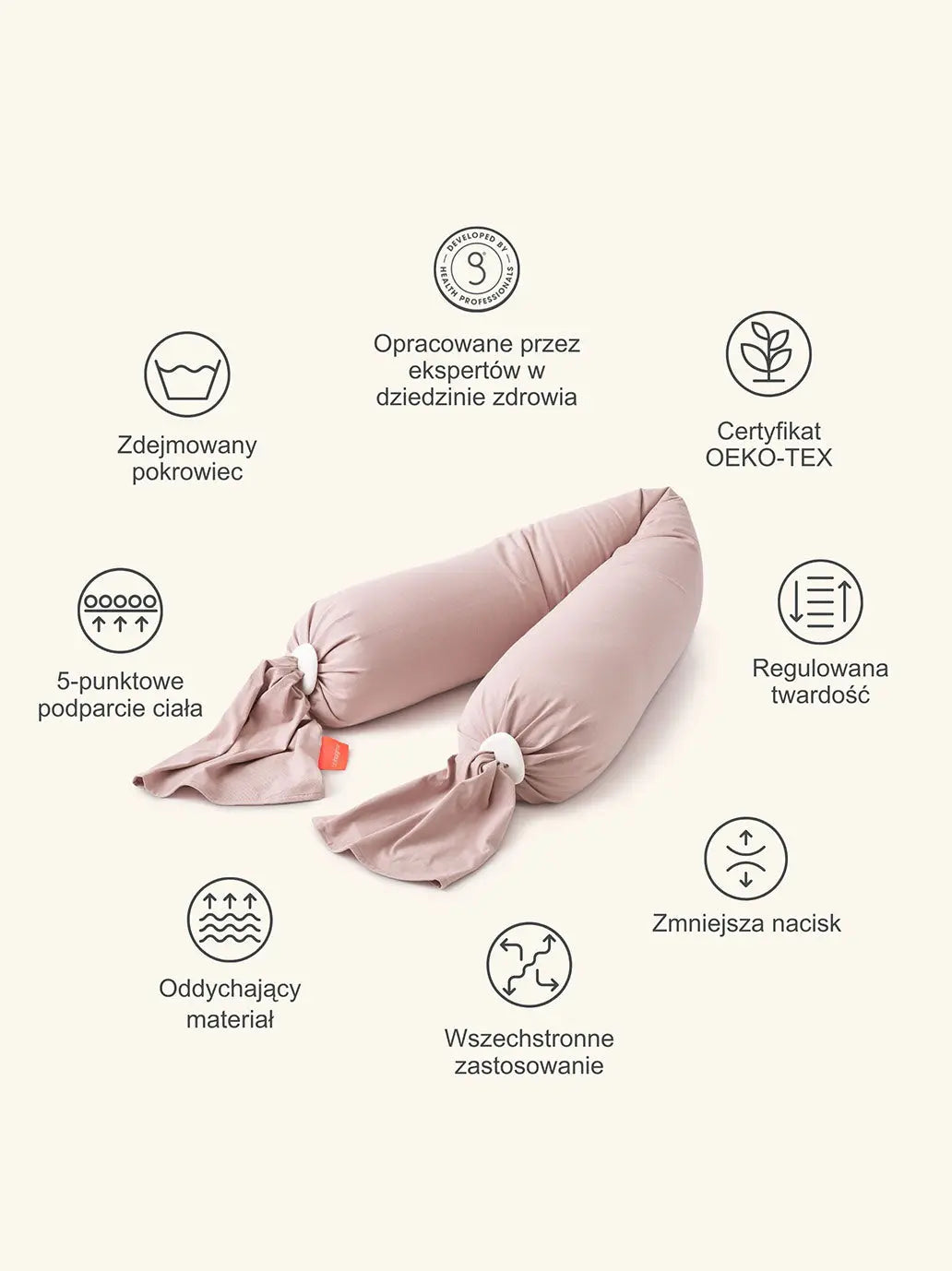 Poduszka ciążowa Pregnancy Pillow bbhugme BEBE Concept 